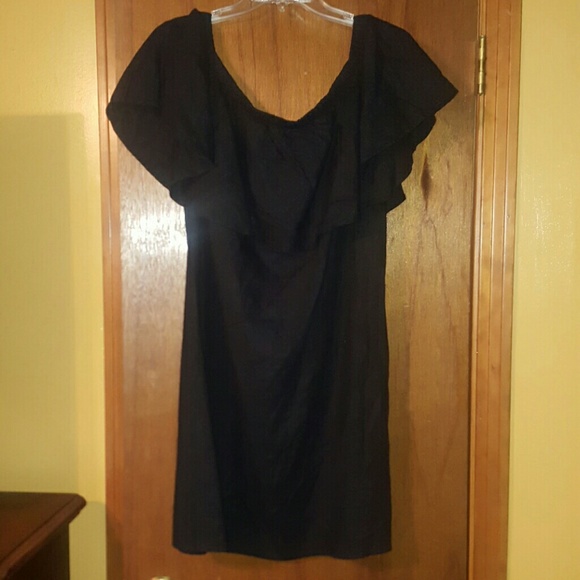 Old Navy Dresses & Skirts - Off The Shoulder Black Dress
